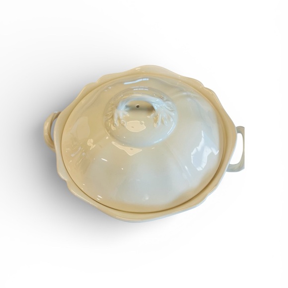 Vintage Wedgwood Queens Covered Vegetable Dish | Creamware Tureen | England - Picture 2 of 6